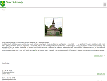 Tablet Screenshot of obec-sukorady.cz